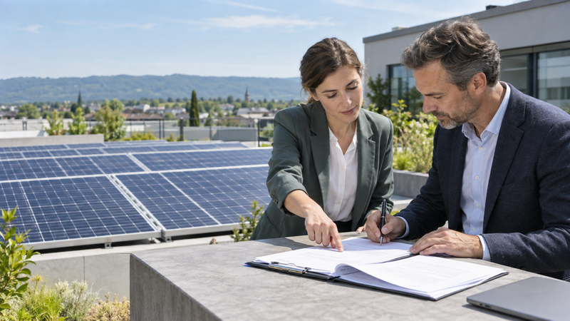 Titelbild zum News-Artikel Gemeinsam für mehr Qualität und Sicherheit: PV-Vereinbarung neu gefasst