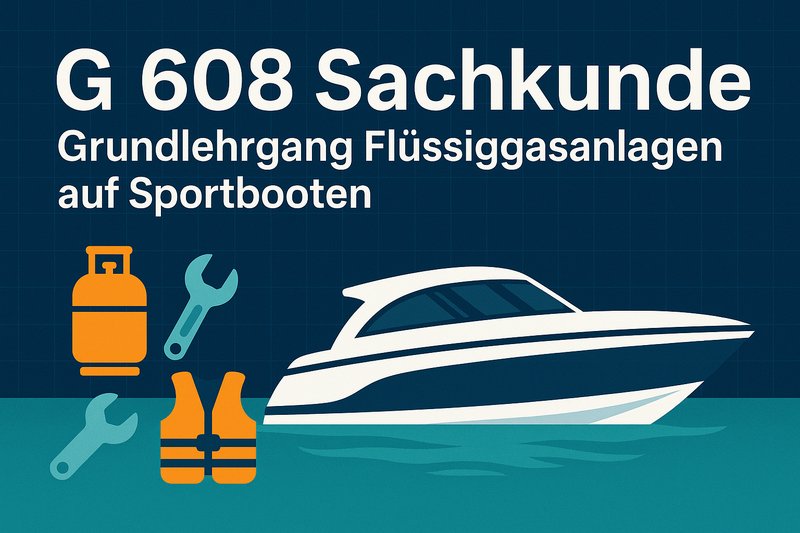 Titelbild zur Veranstaltung G 608-Sachkunde - Grundlehrgang Flüssiggasanlagen auf Sportbooten
